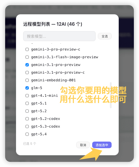 选择模型